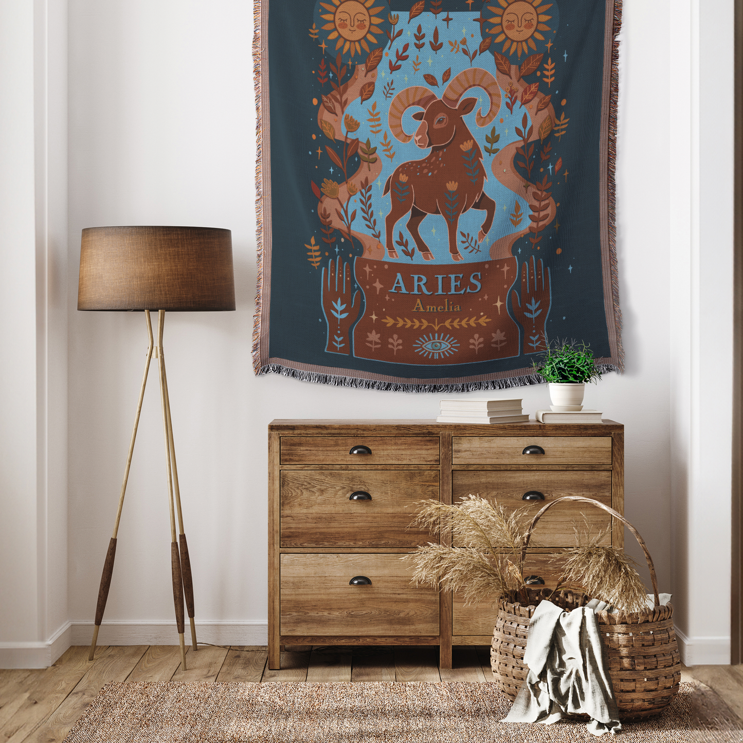 Personalized_Aries_Zodiac_Woven_Throw_Bl_Tapestry_V_Mockup.png