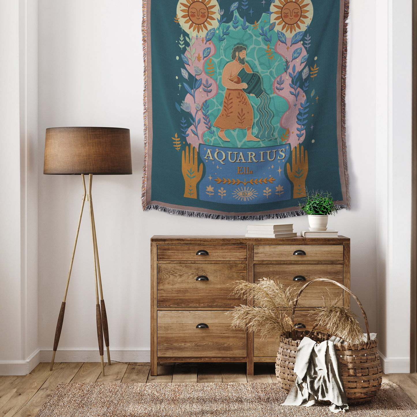 Personalized_Aries_Zodiac_Woven_Throw_Bl_Tapestry_V_Mockup.png