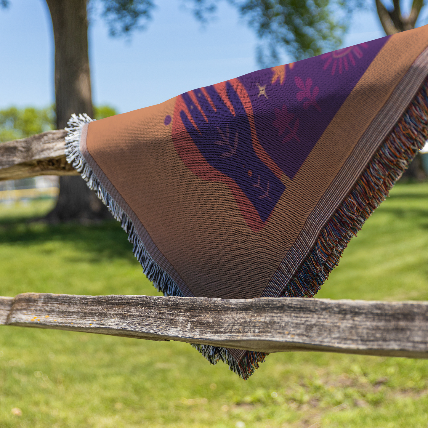 Personalized_Taurus_Zodiac_Woven_Throw_B_Fence_V_Mockup.png