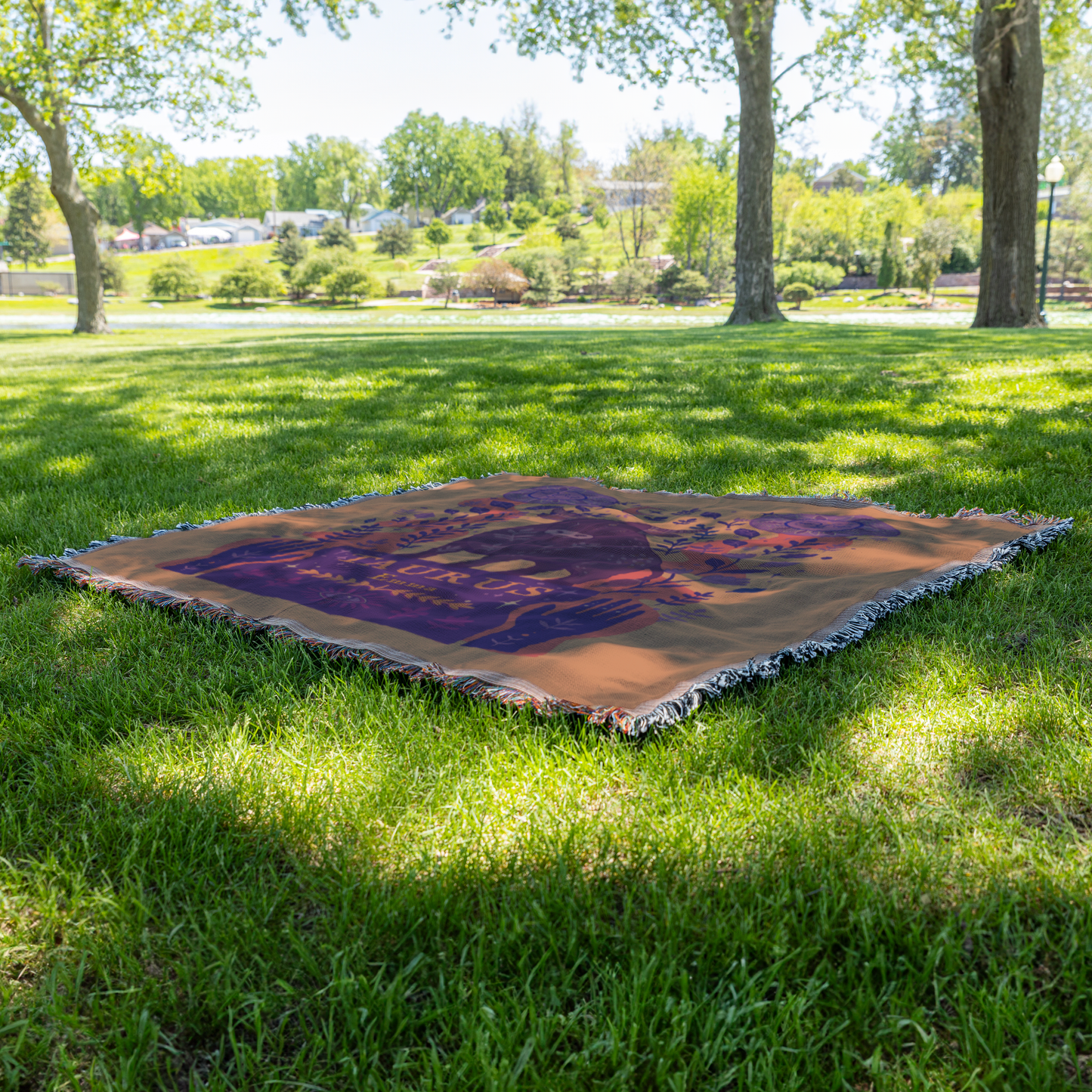 Personalized_Taurus_Zodiac_Woven_Throw_B_Grass_V_Mockup.png