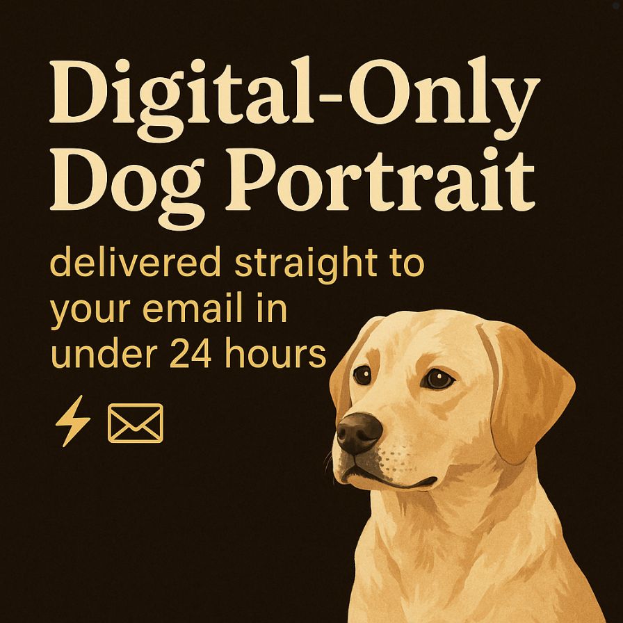 Personalized Dog Portrait Blanket (Woven & Fleece)