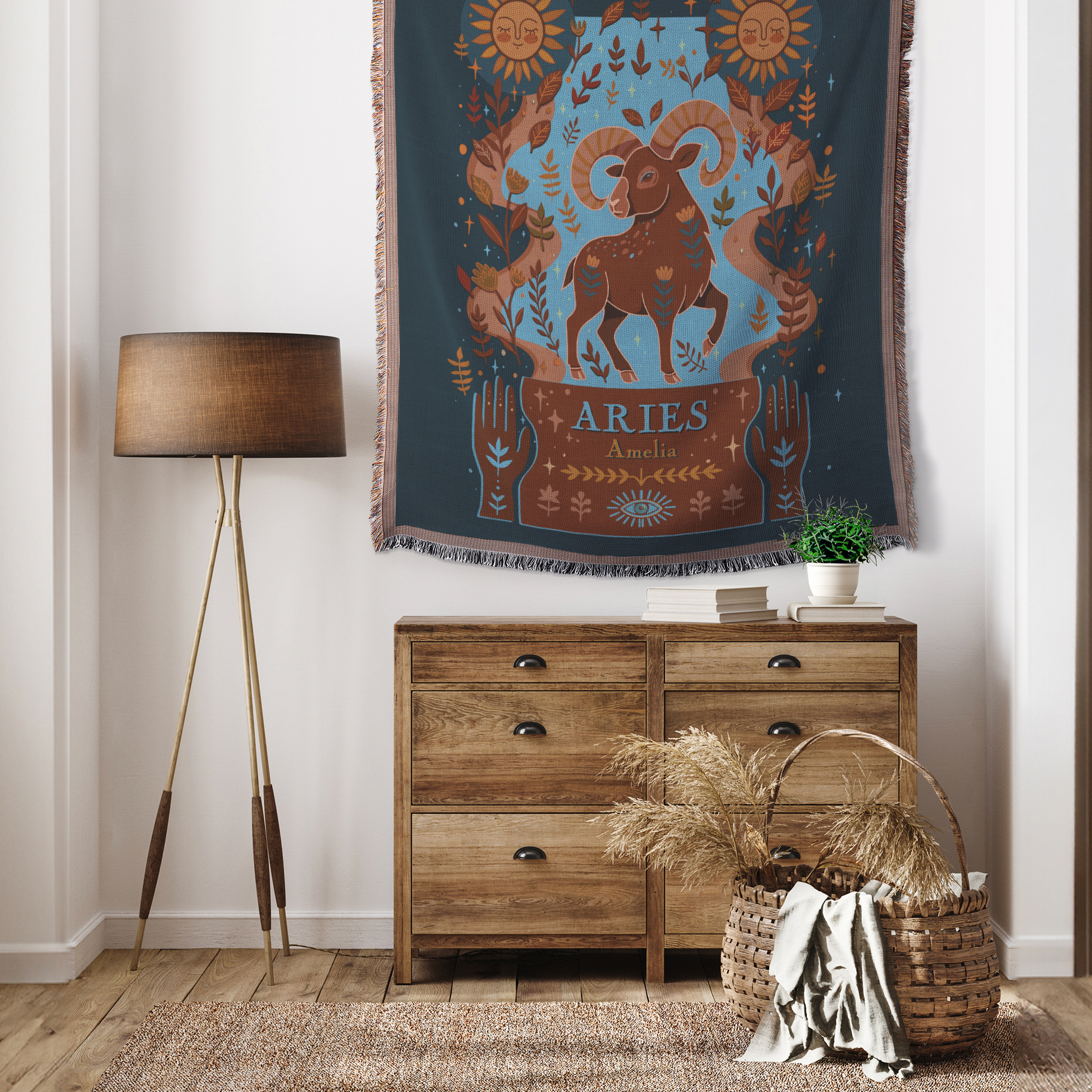 Personalized_Aries_Zodiac_Woven_Throw_Bl_Tapestry_V_Mockup.png