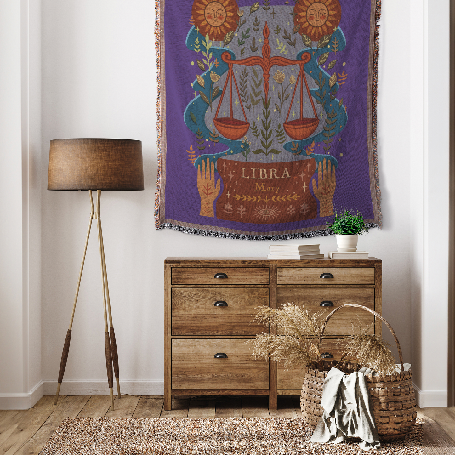 Personalized_Libra_Zodiac_Woven_Throw_Bl_Tapestry_V_Mockup.png